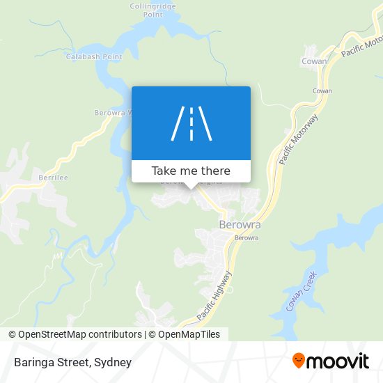 Baringa Street map