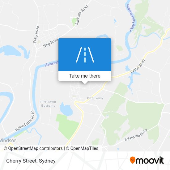 Cherry Street map