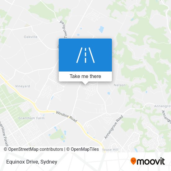 Equinox Drive map