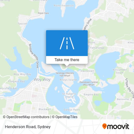 Henderson Road map