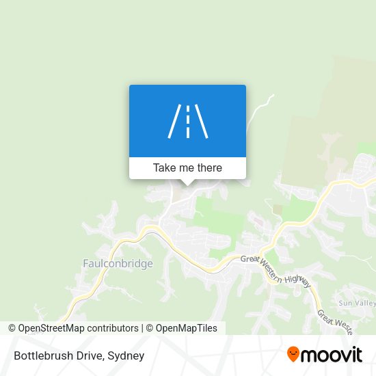 Bottlebrush Drive map