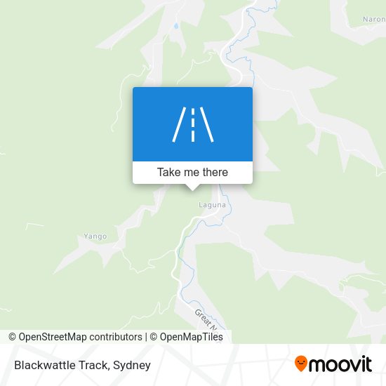 Blackwattle Track map