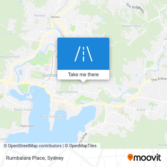 Rumbalara Place map