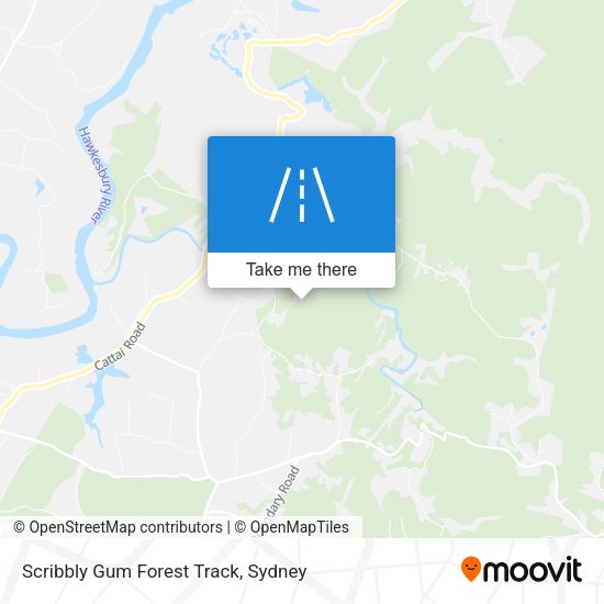 Scribbly Gum Forest Track map