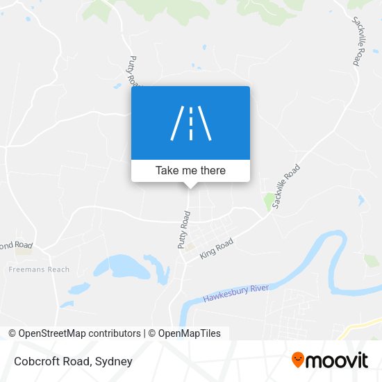 Cobcroft Road map