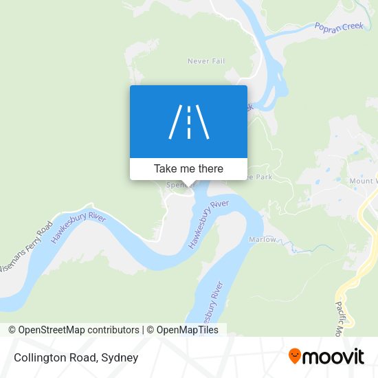 Collington Road map