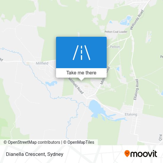 Dianella Crescent map
