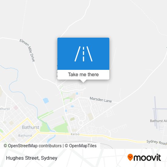 Hughes Street map