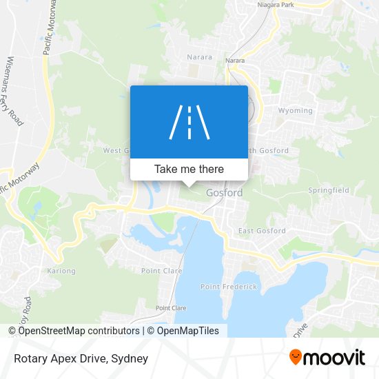 Rotary Apex Drive map