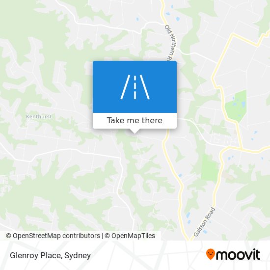 Mapa Glenroy Place