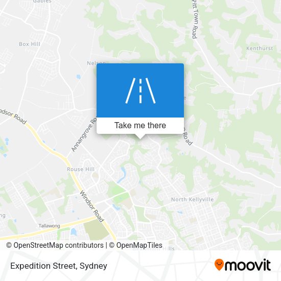 Expedition Street map