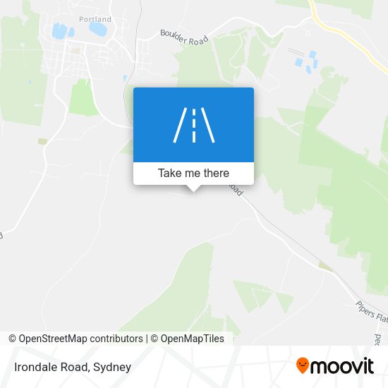 Irondale Road map