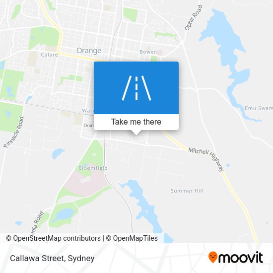 Callawa Street map