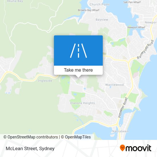 McLean Street map