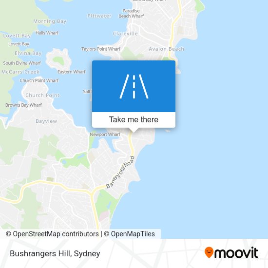 Bushrangers Hill map