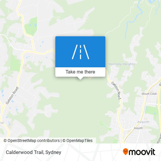 Calderwood Trail map