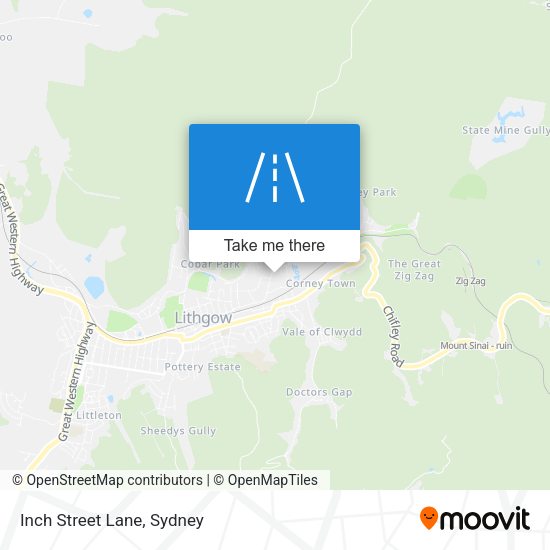 Inch Street Lane map