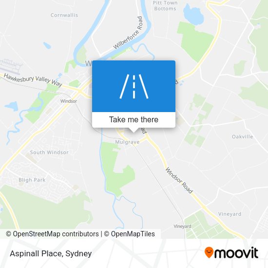 Aspinall Place map
