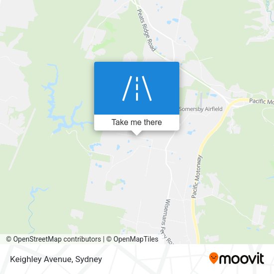 Keighley Avenue map