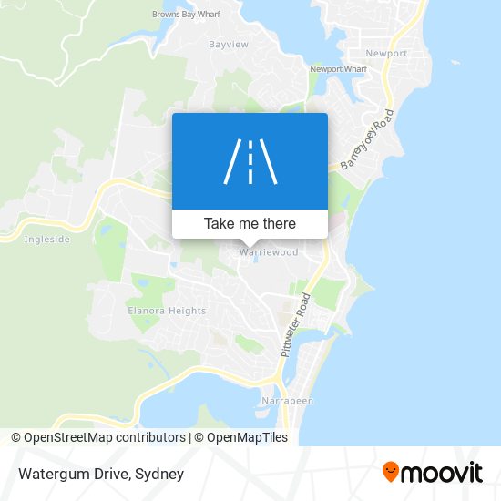 Watergum Drive map