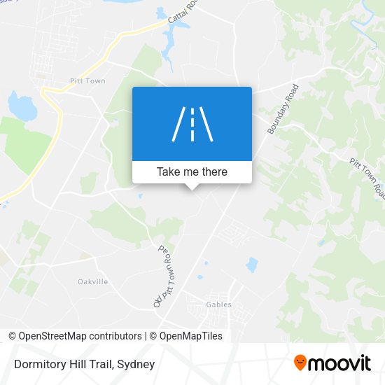 Dormitory Hill Trail map