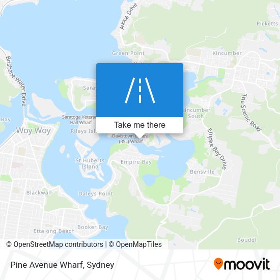 Pine Avenue Wharf map