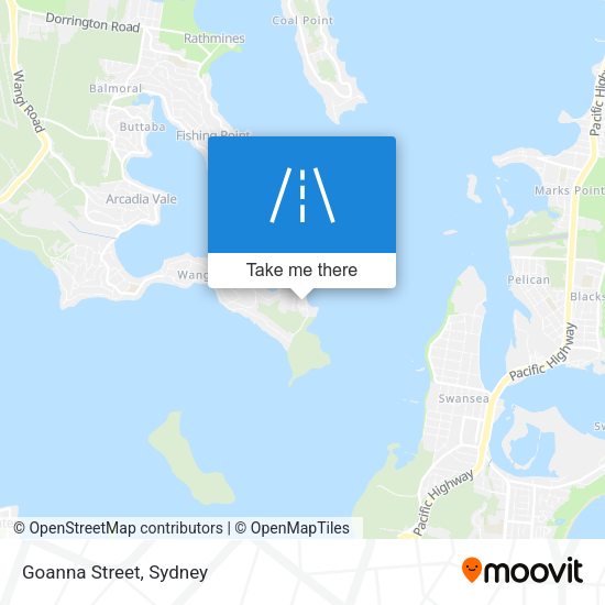 Goanna Street map