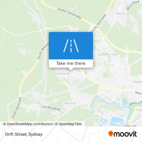 Drift Street map