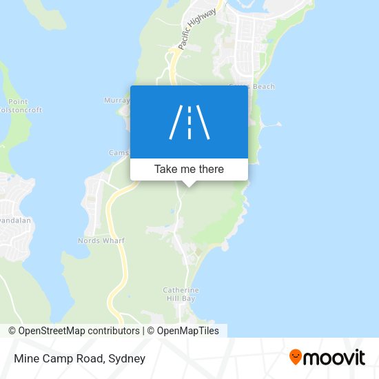 Mine Camp Road map