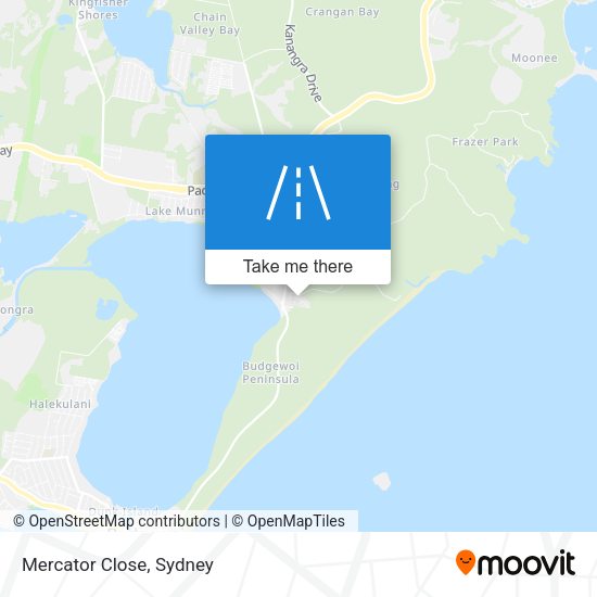 Mercator Close map
