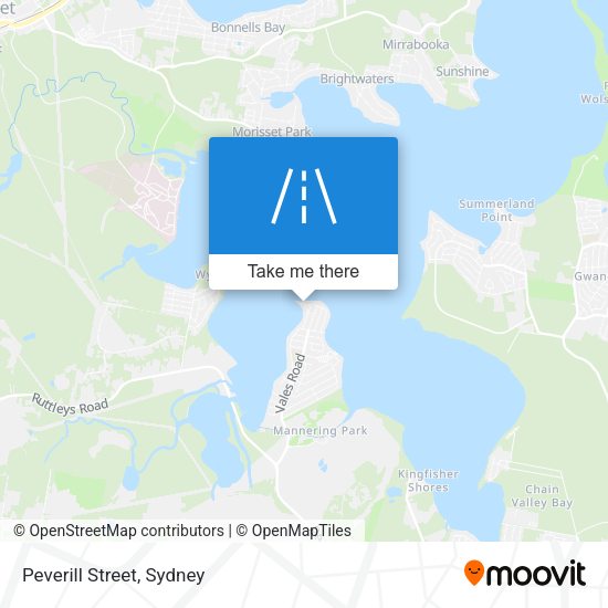 Peverill Street map