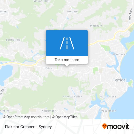 Flakelar Crescent map
