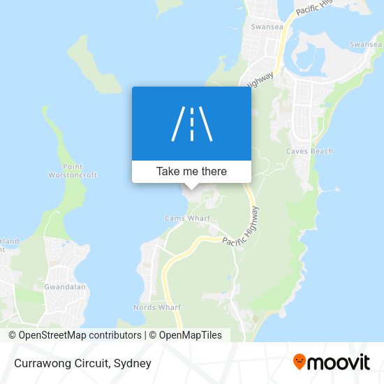 Currawong Circuit map