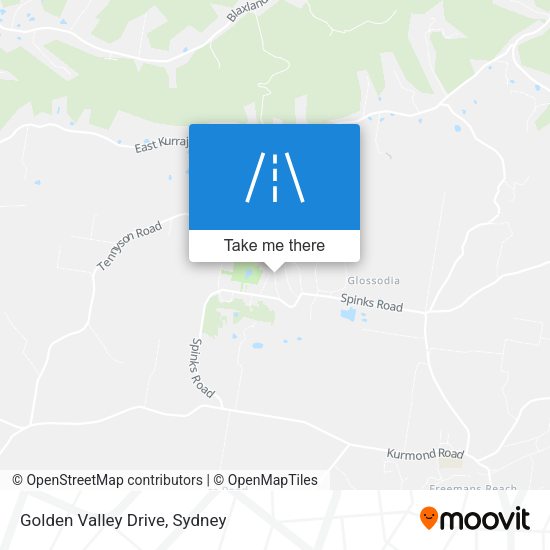 Golden Valley Drive map