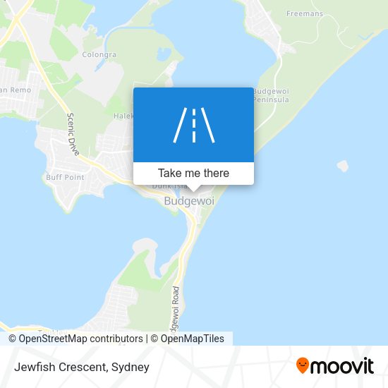 Jewfish Crescent map