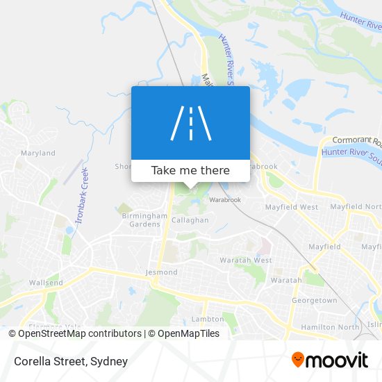 Corella Street map