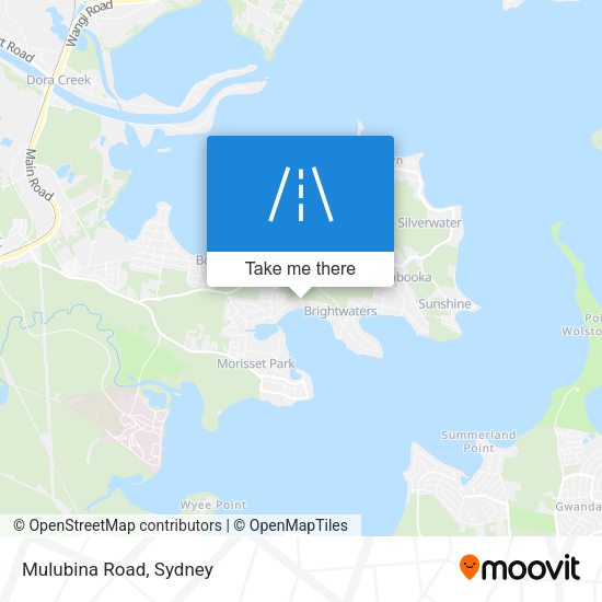 Mulubina Road map