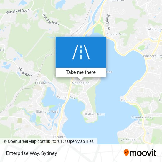 Enterprise Way map