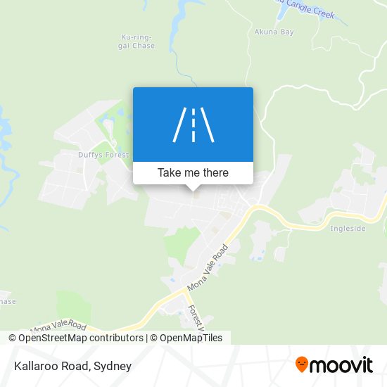 Kallaroo Road map