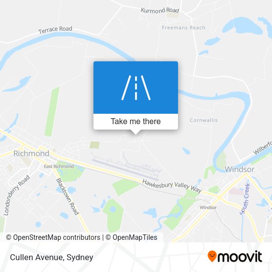 Cullen Avenue map