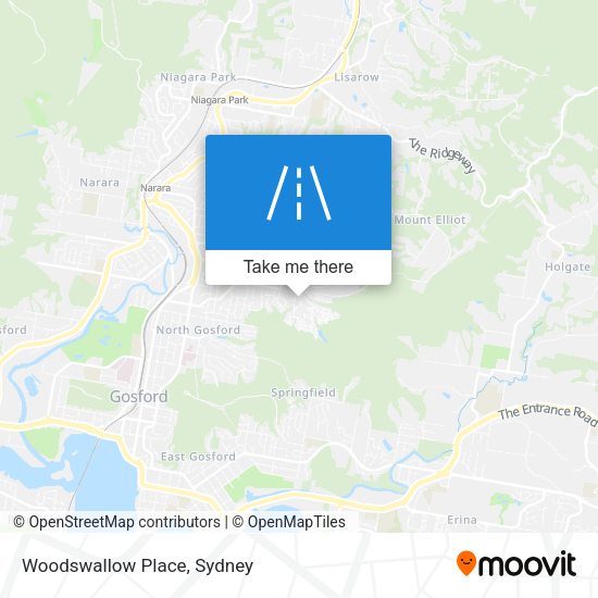 Woodswallow Place map