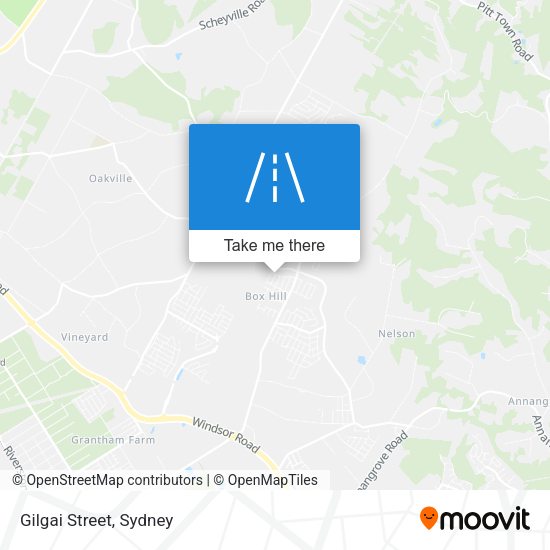 Gilgai Street map