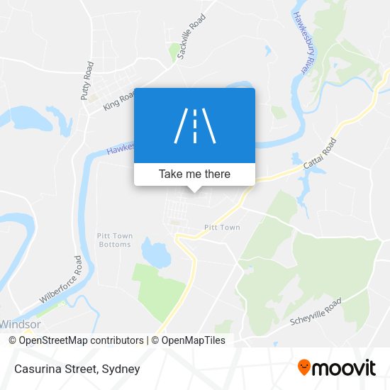 Casurina Street map