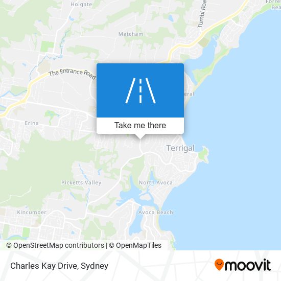 Charles Kay Drive map