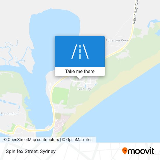 Spinifex Street map