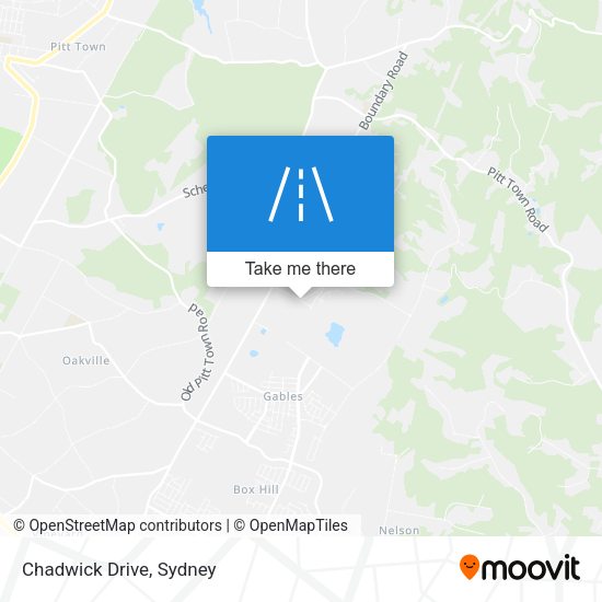 Chadwick Drive map