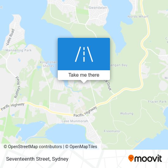 Seventeenth Street map