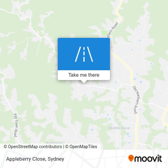 Appleberry Close map