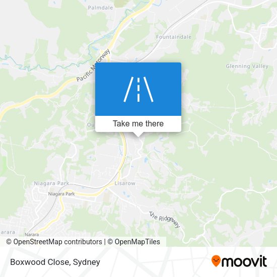 Boxwood Close map
