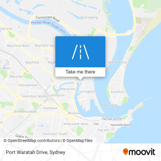 Port Waratah Drive map